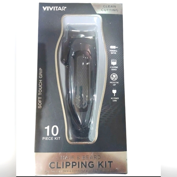 Vivitar Black Hair & Beard Clipping Kit - Picture 1 of 2